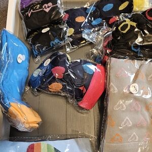 Patterned Compression Socks - Multicolor Sold Sep Or All Together . 18 For All